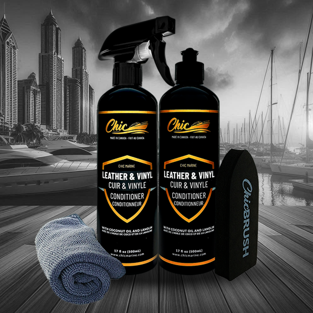 Boat Seats Cleaner Conditioner Kit